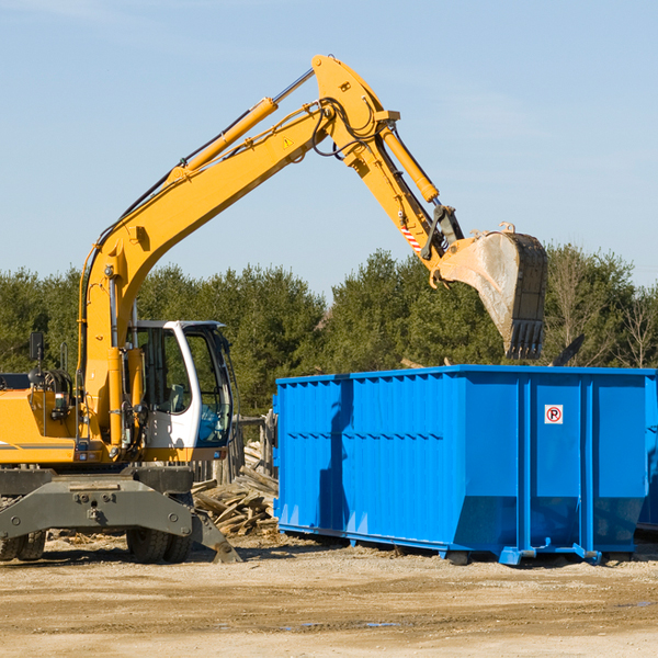 can i choose the location where the residential dumpster will be placed in Austin CO